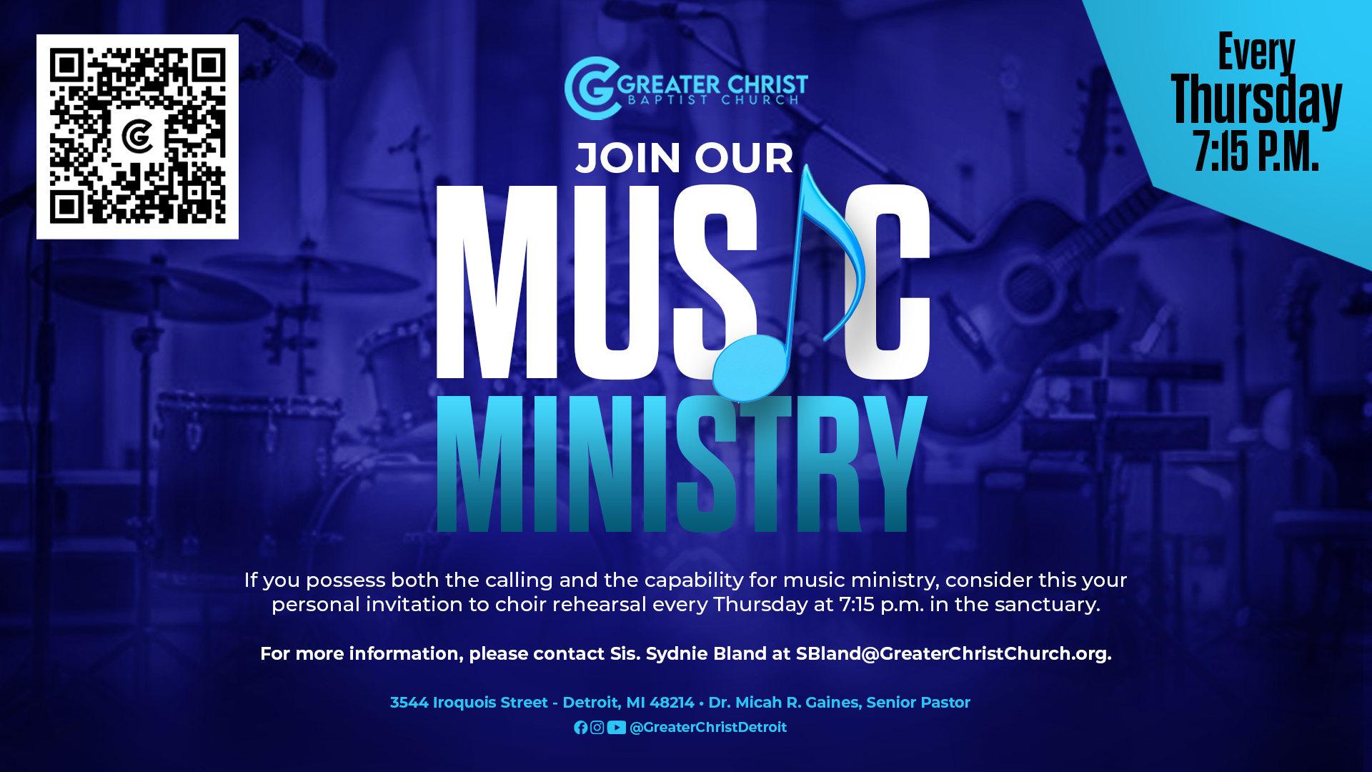 Music Ministry Recruitment